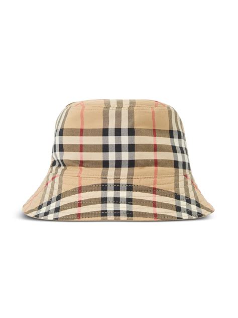 Cappello pescatore beige per bambino di Burberry Kids 